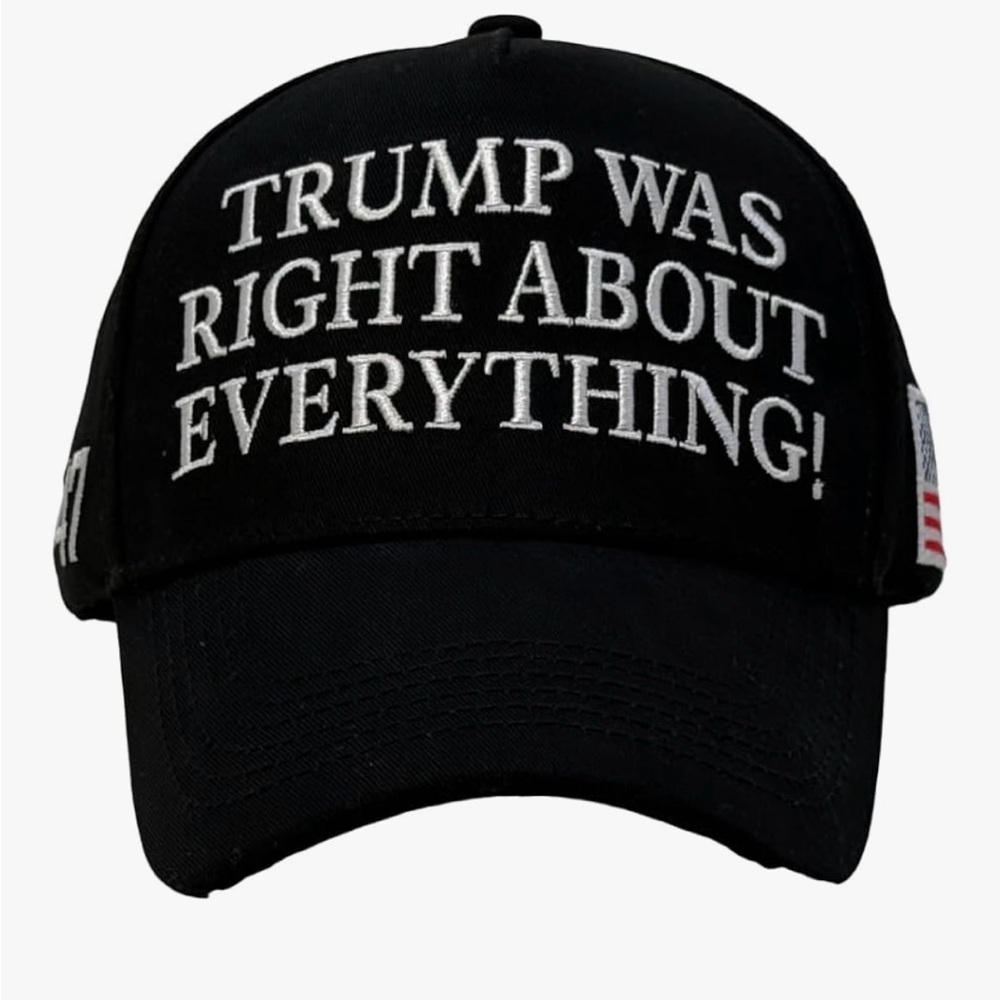 Black baseball cap dad trucker hat